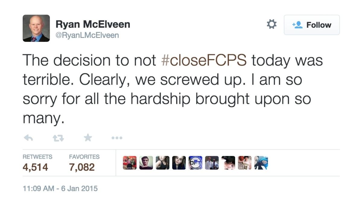 McElveen's Tweet of Apology