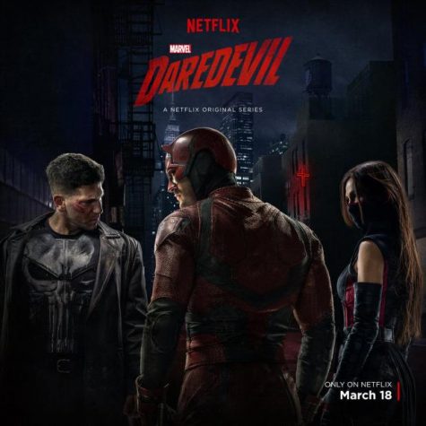 The lines between good and evil are blurred in the new season of Daredevil with the introduction of the Punisher and Elektra. Matt must decide how far he is willing to go for justice. Image obtained via Google Images under a Creative Commons license.