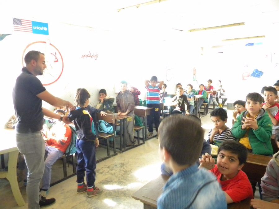 At Camp Zaatari, only 22,500 Syrian youth receive an education. 