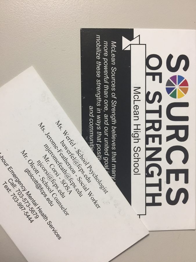 Tuesday February 7th -All students will receive a Sources of Strength business card with the names and contact information of trusted adults in the building.