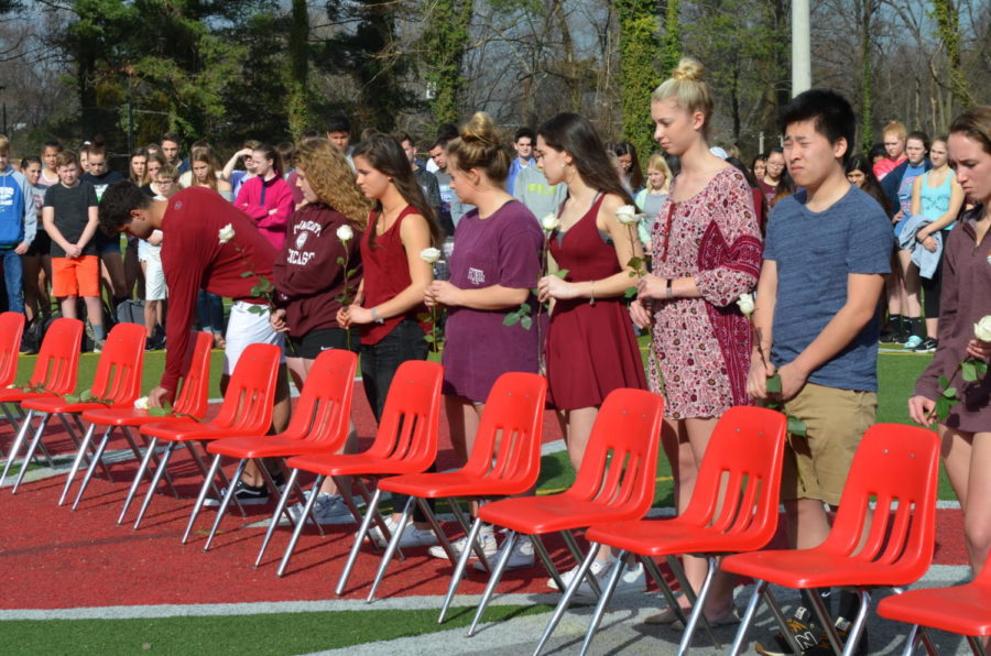 The deaths in Parkland, Florida have ha a big impact on the school. Immediately after the tragedy, students held a vigil for the victims.  (Photo courtesy of Maren Kranking)
