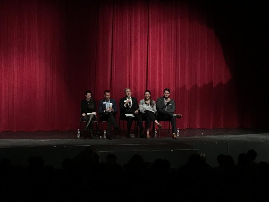 The panel of admissions officers shared advice that pertained to selecting and applying to colleges.