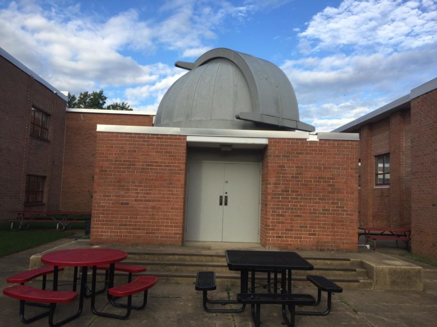 ONE OF A KIND—McLean is the only school in Northern Virgnia with an observatory, pictured here.
