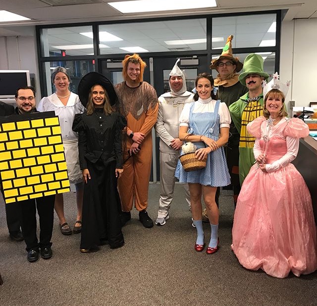 Administration dresses up as The Wizard of Oz characters. (Photo courtesy by McLean High School Instagram) 