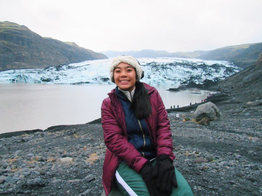 Junior Janine Dimatulac in Mýrdalshreppur, Iceland over her Thanksgiving break. (Photo courtesy of Janine Dimatulac)