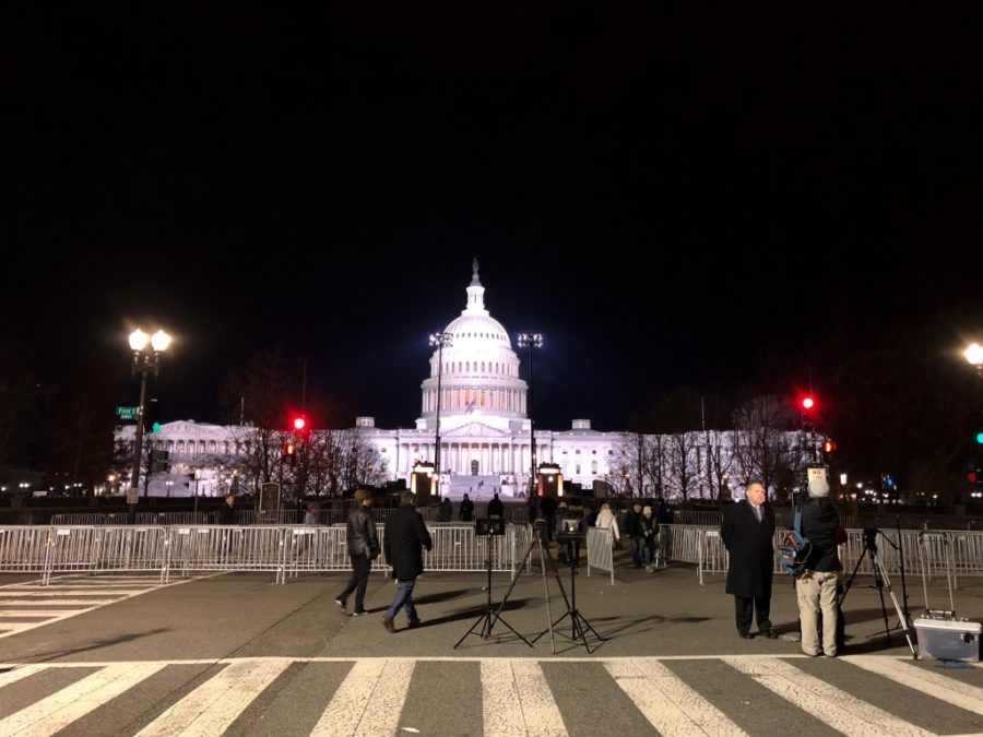 Picture of the illuminated Capitol
