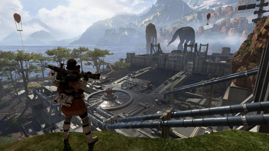 This landscape photo shows the uniqueness of the map players are adjusting to in Apex.