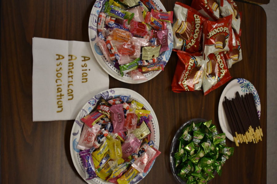 Asian American Club brings traditional Asian candies for students to enjoy.