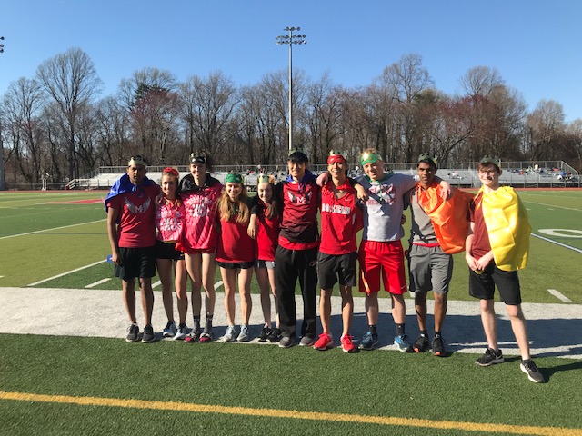 The Track and Field seniors were celebrated by their fellow athletes on April 3 during their annual Senior Night. The seniors were given crowns and capes to wear, as well as poster as a way to show the appreciation for all of their hard work on the team.