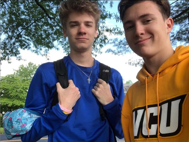 Senior David Browne shot his target, Luke Garris, on May 17. The game ends on June 1, when the player with the most kills will become the victor. (photo courtesy of David Browne)