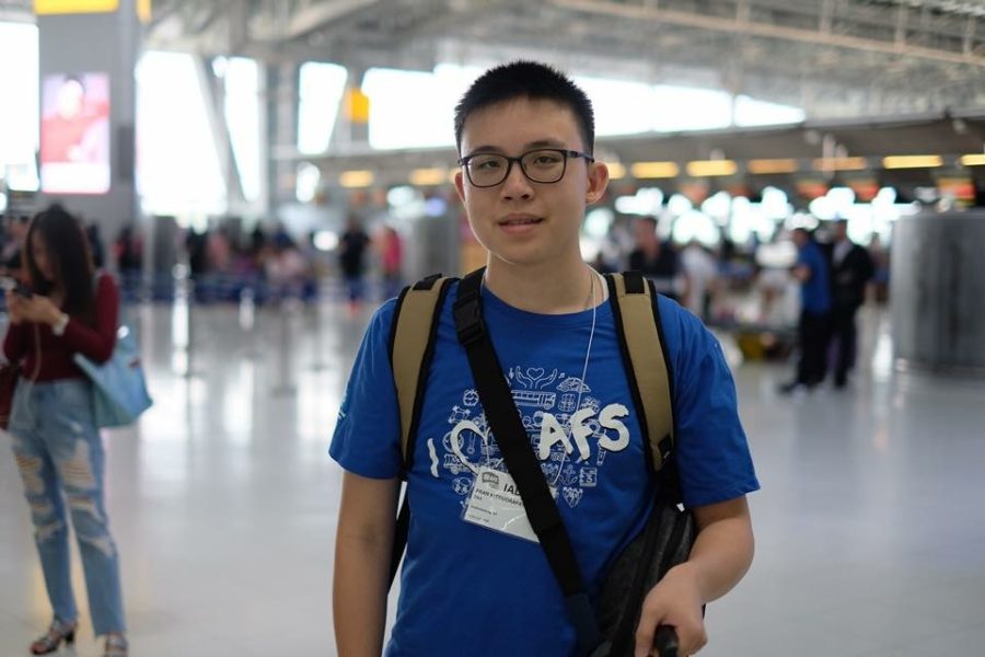 OFF TO AMERICA — On Sept. 11 last year, I flew with three other exchange students from Thailand to Dulles Airport. It was the longest trip I have ever taken in my life. 