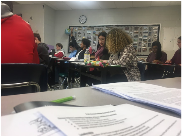 Representatives participate in their General Assembly. As in real life, parties sat on opposite sides of the room and didnt hesitate to vote along party lines. 