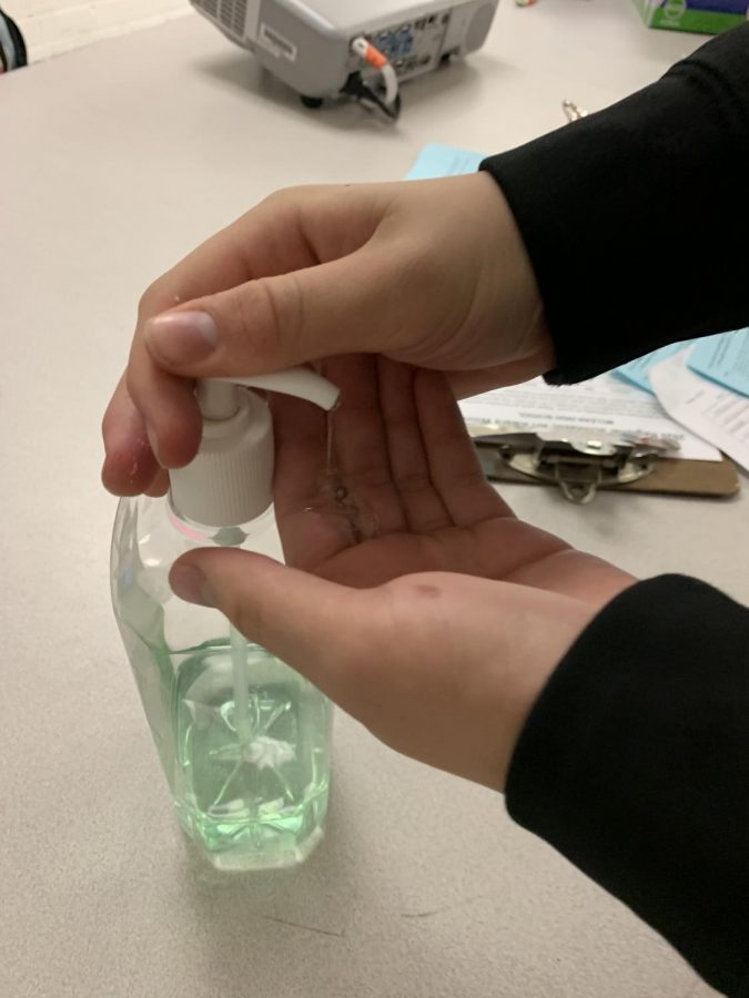 McLean student uses Purell to prevent coronavirus 