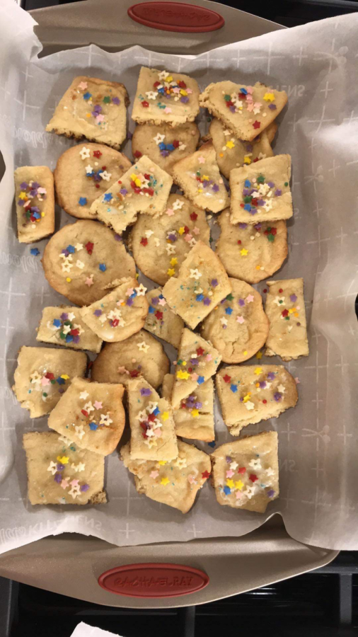 Junior, Sophia Powell prepares traditional American sugar cookies to give out during tomorrows International Fest. This is one of dozens of dishes that will be available to sample during tomorrows event. 