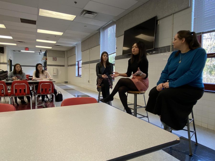 Tennant uses her executive biotech experience to give counsel to students. She also gave advice on how to start building ones science passion in high school.