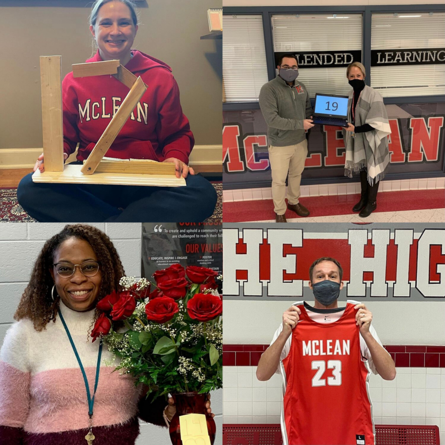 The McLean Instagram page posts teachers and other faculty holding numbers counting down the days until the start of in-person learning. Images obtained via @mclean_high on Instagram. 