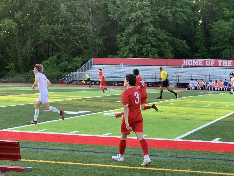 McLean starts off the game with a free-kick that was caught by the goalie. This was one of the best opportunities either team had to score in the first half.