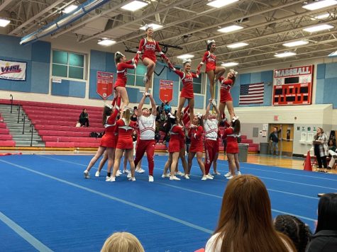 Highlanders finish fourth at cheer districts