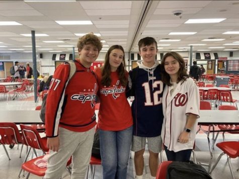 Students started the week off with jersey day on Monday.
