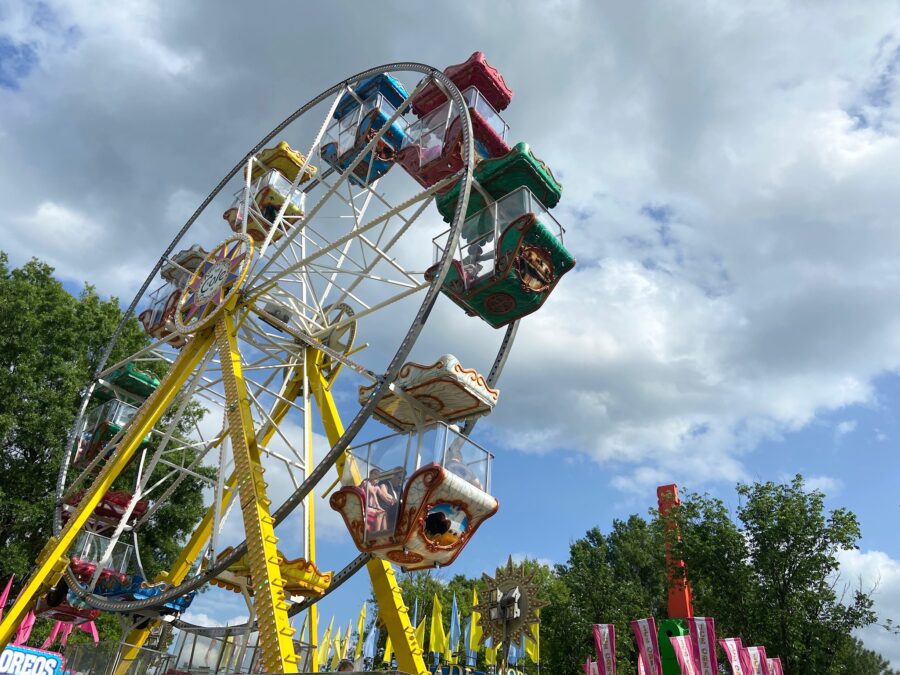 The Ferris Wheel is an all time favorite for visitors who come to the McLean Day fair annually.
