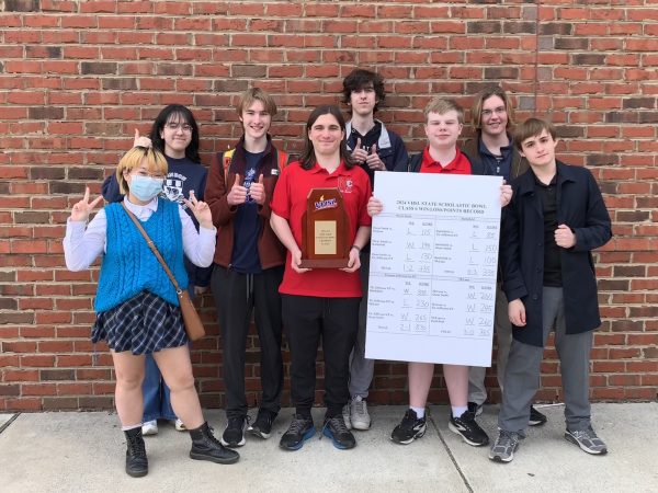 McLeans Quizbowl team celebrated their victory in the 2024 VHSL Scholastic Bowl State Tournament on Feb 24. This victory was McLeans second state championship to date, marking a momentous triumph over three regional champion schools within McLeans population class.