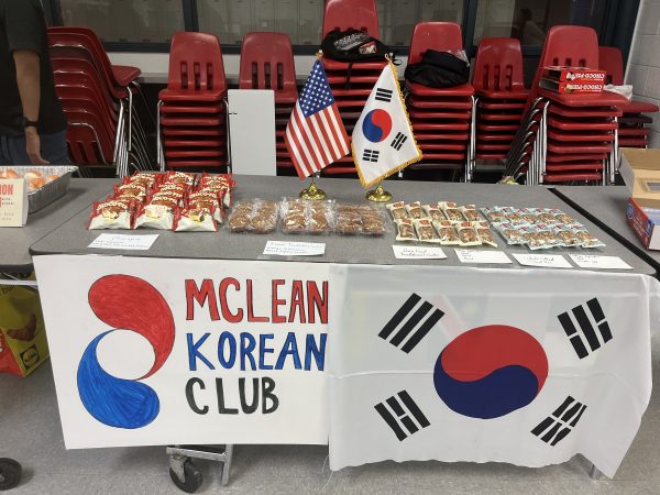 McLeans Korean Club participated in International Night by bringing many traditional food. For instance, the Club shared Korean traditional cookies and deep-fried traditional cookies to share with friends and family.