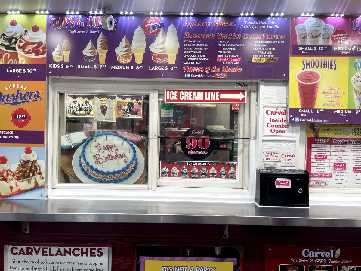 Soft serve, smoothies, milkshakes, sundaes and ice cream cakes are just some of the treats that Carvel serves.