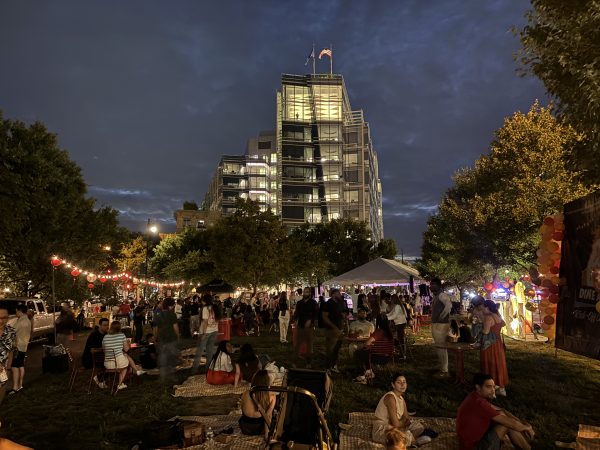 The Asian Night Market also allocated space in Lotus Plaza for individuals to gather with loved ones, lay picnic blankets, enjoy food and listen to various Asian and Pacific Islander artists/songs/performances. 