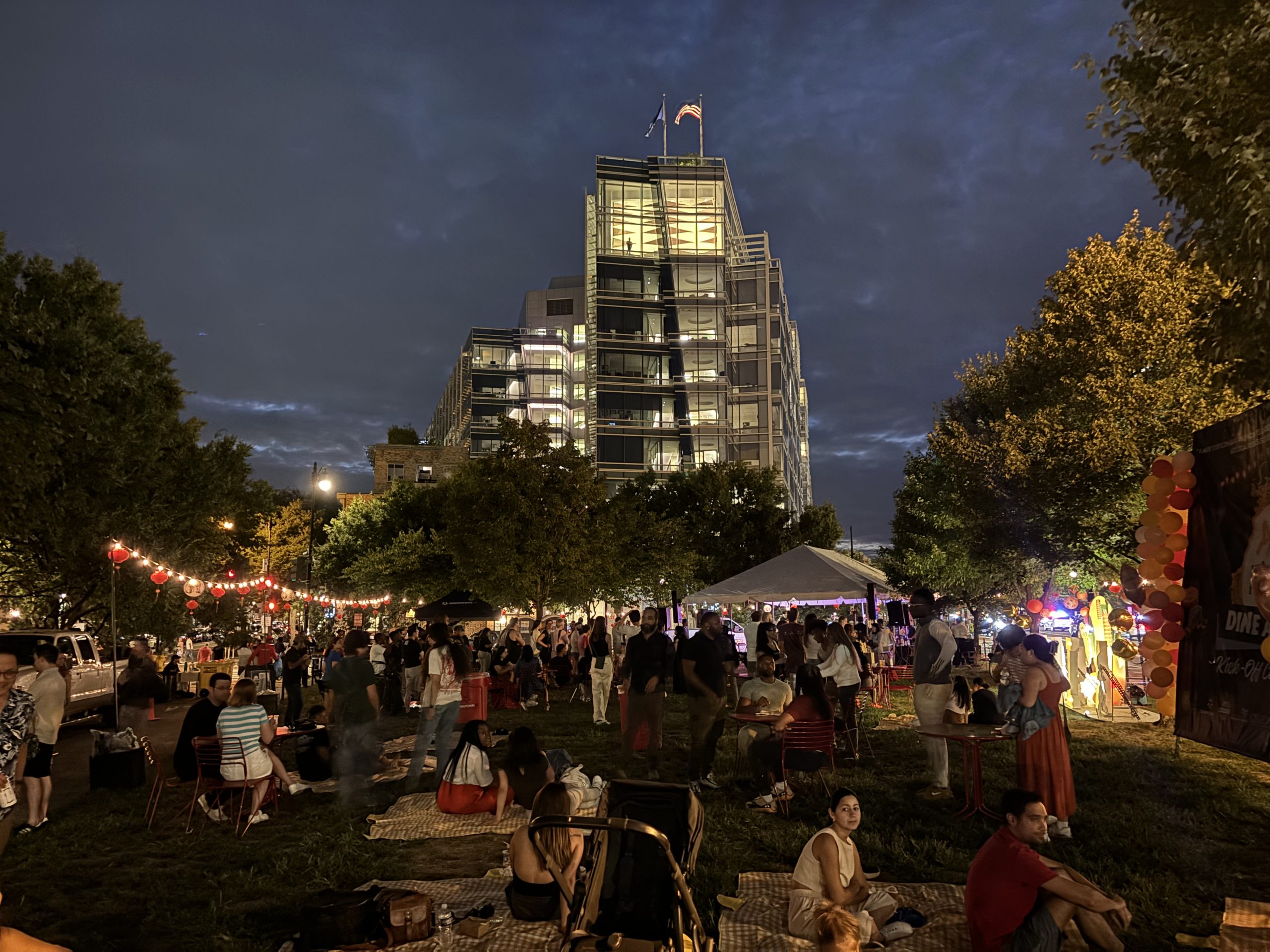 The Asian Night Market also allocated space in Lotus Plaza for individuals to gather with loved ones, lay picnic blankets, enjoy food and listen to various Asian and Pacific Islander artists/songs/performances. 