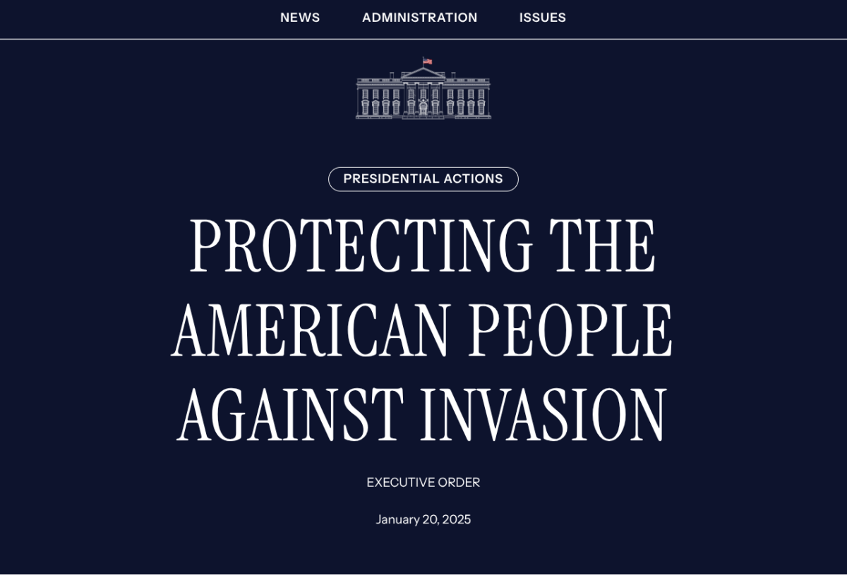 President Donald Trump signed executive orders regarding immigration. These orders altered several immigration policies, including tightening the southern border and deporting unauthorized immigrants.