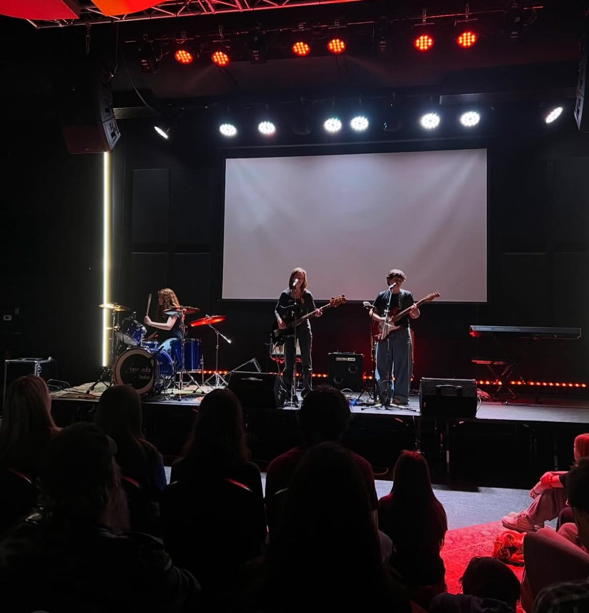 The Split Ends perform at Crescendo Studios in front of their friends and family. The band had about a 30 minute setlist including a variety of their own original songs.