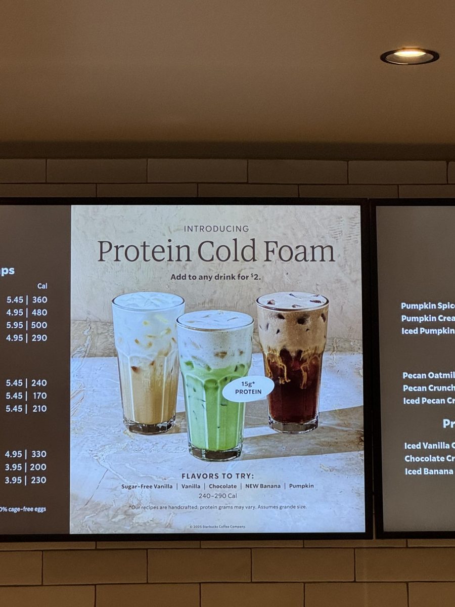 The new Starbucks Protein Cold Foam menu offers a high-protein boost to their signature drinks. 