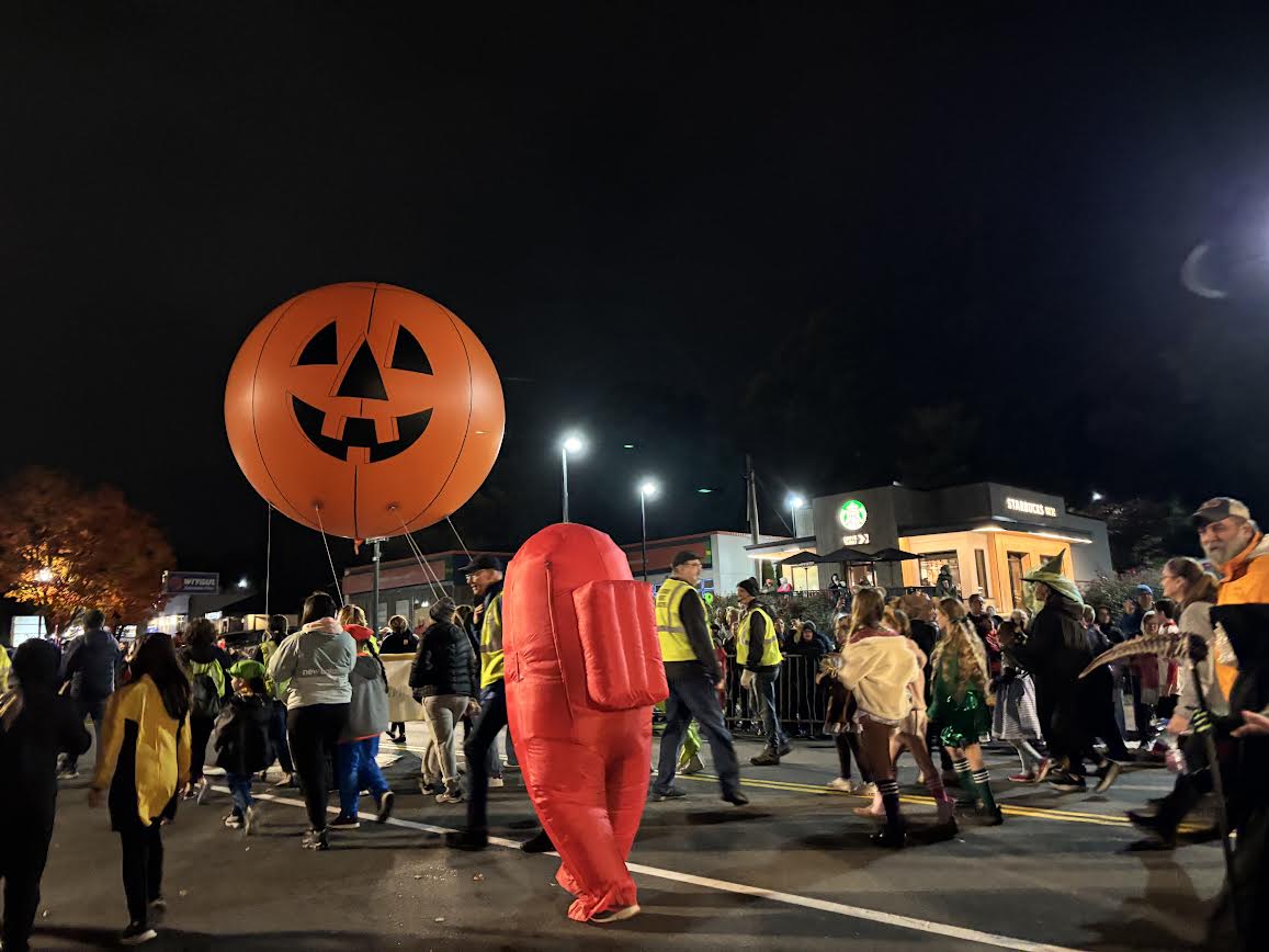 Children and their families parade down the streets in their creative costumes. They are accompanied by vibrant floats which make the parade more exciting for both the spectators and participants.
