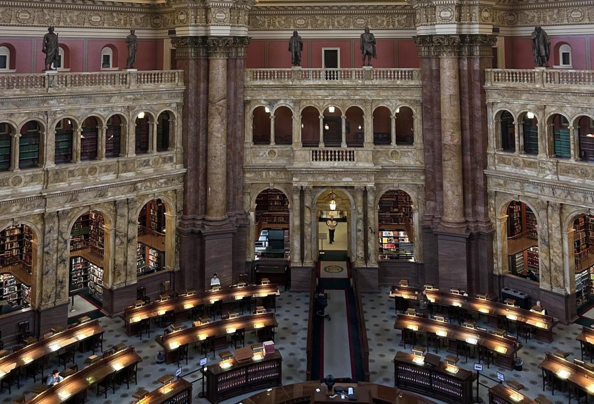 Members of the History Honors Society took an annual field trip to the Library of Congress. 