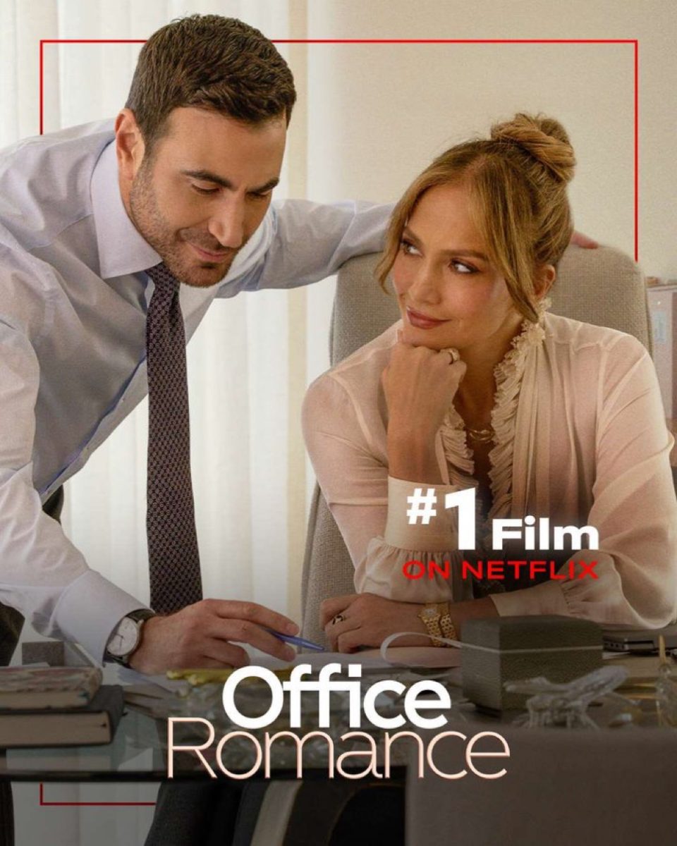 "Office Romance" stars Jennifer Lopez and Brett Goldstein. Although workplace relationships are strictly off-limits at their company, the chemistry between their characters is too strong to bear.